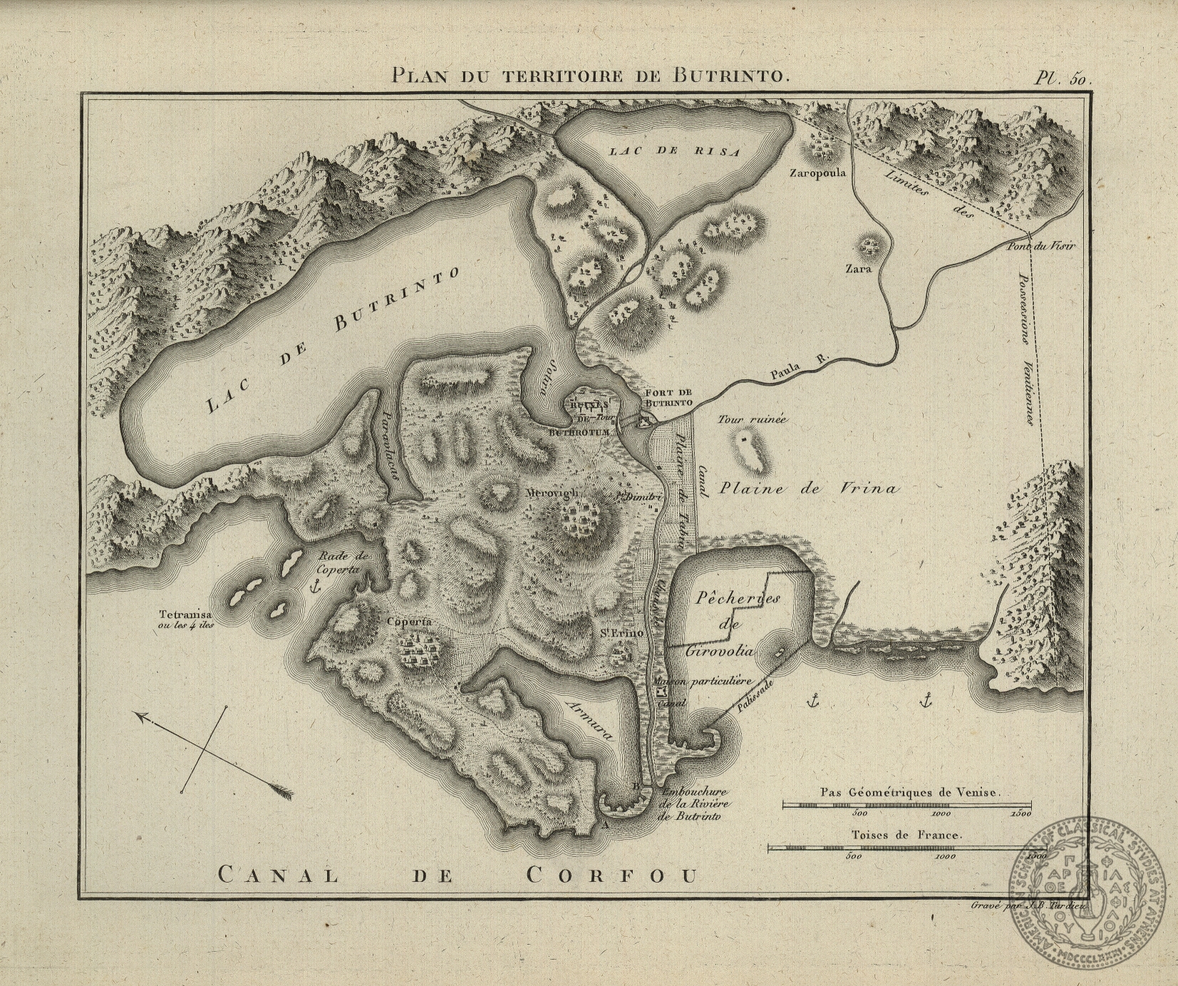 Plan du Territoire de Butrinto